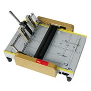Fichiouy Manual Paper Booklet Binding Folding Machine Staplers Binder Folder Making