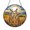 Acrylic 3.5 Inch, variant on Kangaroo Pair Stained Glass Style Window Hanging – Animal