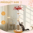 thumbnail image 2 of Cat Scratching Post45'' Tall Scratching Post for Indoor Cats Adults Cat Scratcher with 3.5Inch Diameter Sisal Rope Interactive Ball Toys Self Groomer Brush for Large Cats Kittens, 2 of 8