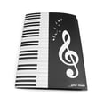 thumbnail image 1 of Black Sheet Music Folder A4 Size Storage Holder Binder for Stage Musical Instrument Piano Performance, 1 of 6