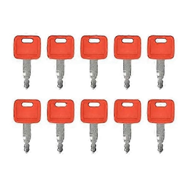 10Pcs Ignition Keys H800 Parts for Excavator Case AT194969 AT147803