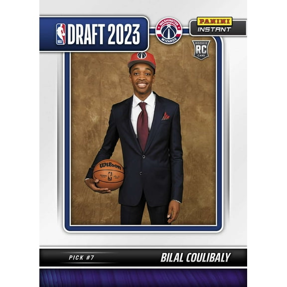 NBA 2023-24 Instant Draft Night Basketball    Bilal Coulibaly #7 (Rookie, Pick #7)