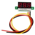 thumbnail image 4 of Voltímetro digital, voltímetro digital de 0,36 pulgadas, tres voltímetros, medidor de voltaje, respuesta rápida, 4 of 8