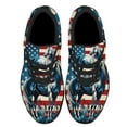 thumbnail image 2 of Patriotic Horse American flag Shoes Sneakers for Women Men Black Size 10.5, 2 of 7