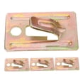 thumbnail image 6 of MIPCASE Water Heater Wall Hook Golden 4Pcs 3.1X2.0X0.1In Steel Plate, 6 of 8