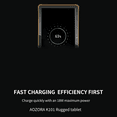 thumbnail image 7 of AOZORA K101 Android Rugged Tablet 10.1-inch 7000mAh Battery IP68 Octa-Core CPU Verizon Tablet, 7 of 7