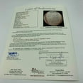 thumbnail image 4 of Extraordinary Famous Home Runs Signed Baseball Gibson Fisk Thomson Carter JSA, 4 of 8