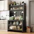 thumbnail image 4 of Kitchen Metal Cabinet - 12.01 In. Package Height, 41.73 Depth, 250kg Bearing, Smooth Pull With Lockers Storage Shelves In 17.32 Width, 64.42, 4 of 5