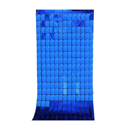 

Dtydtpe Long Sequin Wall Square Glitter Curtain Back Glitter Wall Background Wedding Birthday Party Decoration