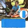 thumbnail image 1 of DPTALR Outdoor Foot TPU Inflatable Cushion Single Portable Camping Picnic Beach Mat, 1 of 2
