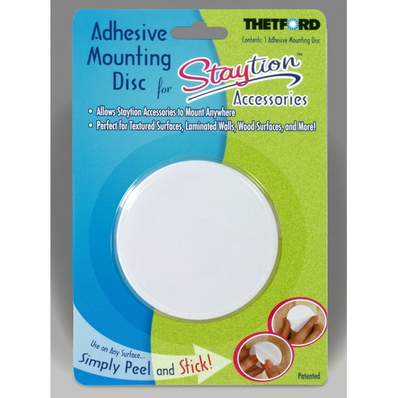 Staytion Adhesive Mounting Disc for RV / Marine / Home Use - Thetford 36761