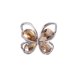 thumbnail image 1 of Adornos de uñas de aleación con diamantes de imitación en forma de mariposa 3D, con brillo cristalino plateado para mujer., 1 of 4