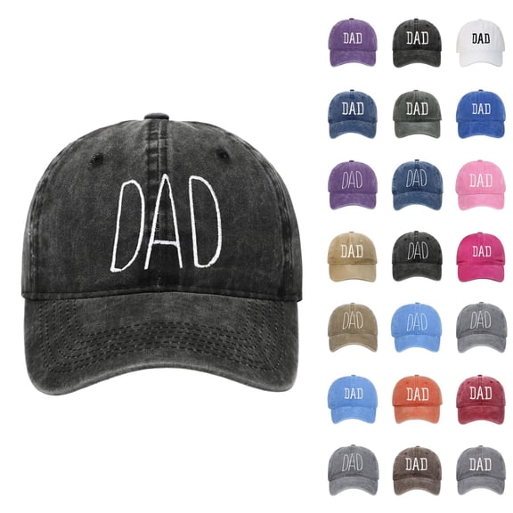 Dad Hat Dad Letter Embroidered Baseball Cap Father's Day Gift Daddy Hat