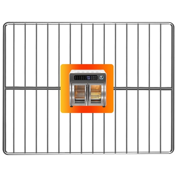 GWY Air Fryer Wire Rack for EmerilLagasse 26 QT Extra Large Air Fryer, 12.5''*11.5'' Stainless Steel Air Fryer Replacement Parts Accessories Roasting Steamer Grill Racks