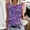 Purple#1, variant on GaThRRgYP Women's Sleeveless Round Neck Off-Shoulder Top,Summer Shirts for Women,Women's Casual Printed Sleeveless Crew Neck White S