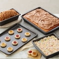 thumbnail image 2 of 4pc Bakeware Set: Nonstick Carbon Steel Baking Pan & Sheet, Dishwasher-Safe, Dark gray, 2 of 8