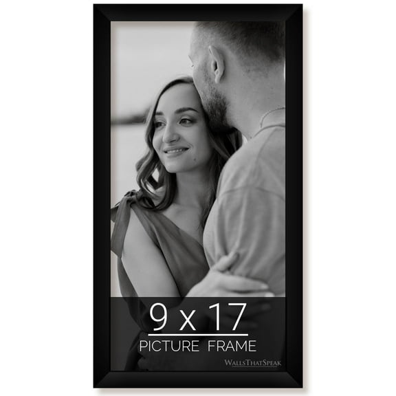 9x17 Black Picture Frame for Puzzles Posters Photos or Artwork