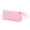 Pink, variant on Dual-Pocket Divided Storage Large Capacity Woven Canvas Pencil Pouch Integrated Side Woven Hand Strap Spacious Rectangular Portable Organizer for Office