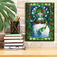 thumbnail image 6 of Epic Graffiti 'Snowman' by David Galchutt, Canvas Wall Art, 12"x16", 6 of 8