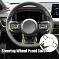 thumbnail image 4 of Para Rogue 2021 2022 2023 Marco del panel del volante Cubierta de la moldura Accesorios interiores (ABS Fibra de carbono, 4 of 5
