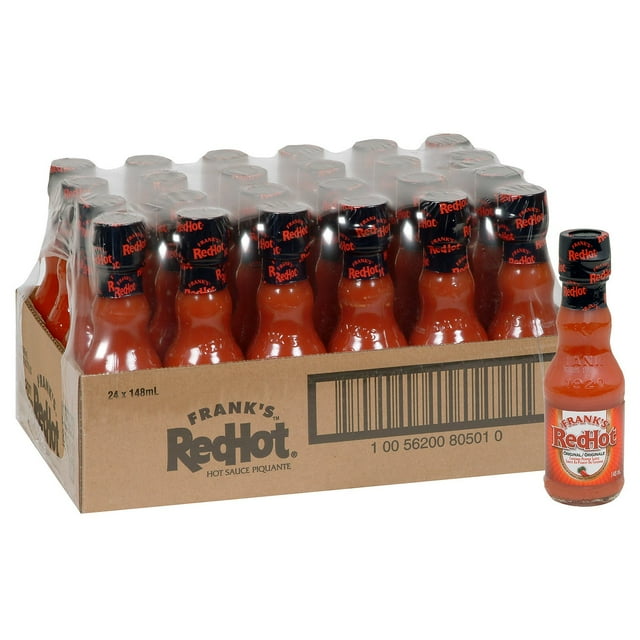 Sauce Piquante Originale Frank's Red Hot / 148 Ml/unité, 24 Unités/caisse