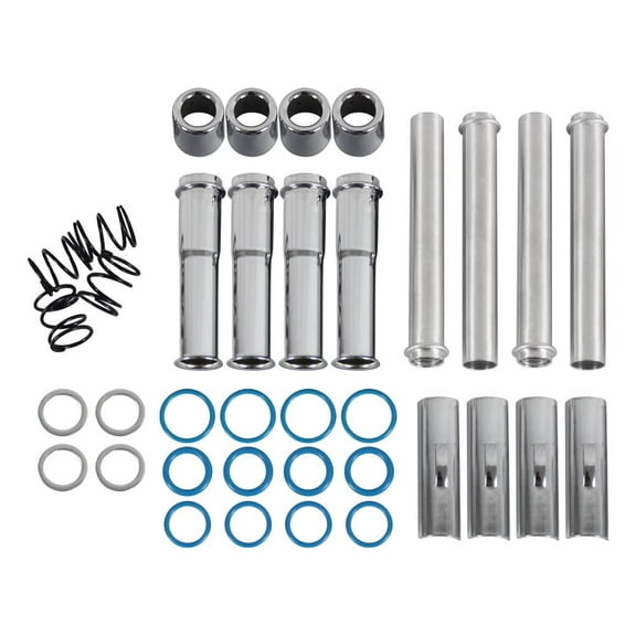 Adjustable Pushrod Cover Kit Chrome Push Rod Cover Complete Kit for 1999-2020 Harley Davidson Twin Cam 99-17(excludes 2017 Touring)