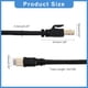 thumbnail image 2 of Cable Ethernet Cat 8 de 16 pies, 26AWG 40Gbps 2000Mhz de alta velocidad, cable de red Cat8 con conector RJ45 chapado en oro, 2 of 6