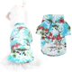 thumbnail image 5 of Camisa hawaiana Camiseta transpirable de verano para perros Ropa cómoda estilo de vacaciones en la playa Ropa para mascotas Cachorros de perros pequeños y medianos Gato (m) Rojo Verde Cocina, Decoración y Otros, 5 of 5