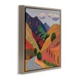 thumbnail image 3 of Stupell Industries Wanaka Valley Landscape Brown Framed Floater Canvas Wall Art design by Jenny Wantuch, 25 x 25, 3 of 9
