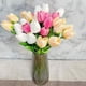 thumbnail image 3 of Nvzi 6 ramos de flores artificiales de margaritas falsas con hojas, plantas de margaritas de seda multicolor,bodas, fiestas y jardines, 3 of 5