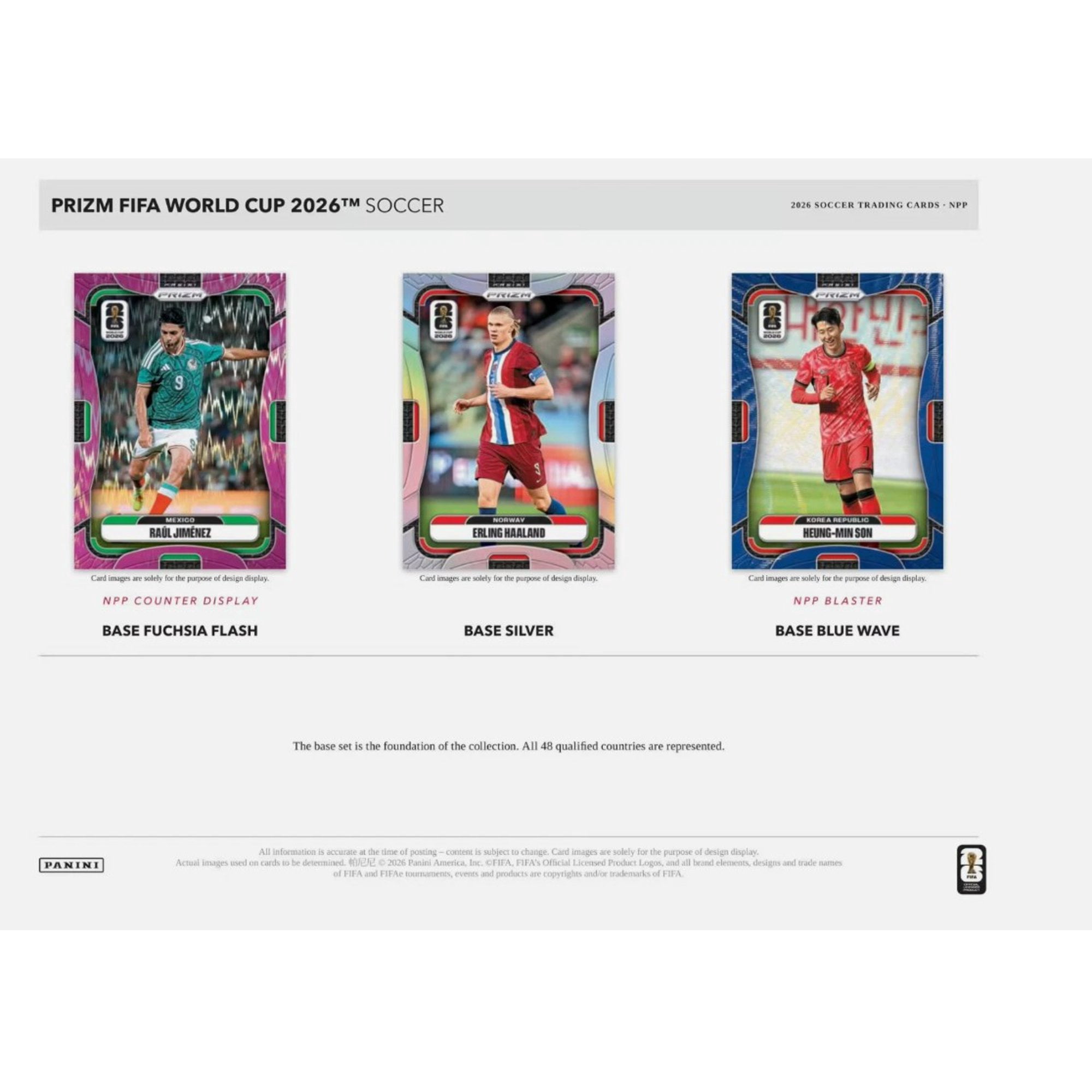 2026 Panini Prizm FIFA World Cup Soccer Blaster Box