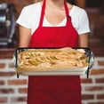 thumbnail image 5 of Yayeee Double Oven Mitt Kitchen Heat Resistant Baking 35" x7" Quilted Glove, Evening Mountain Road, 5 of 6