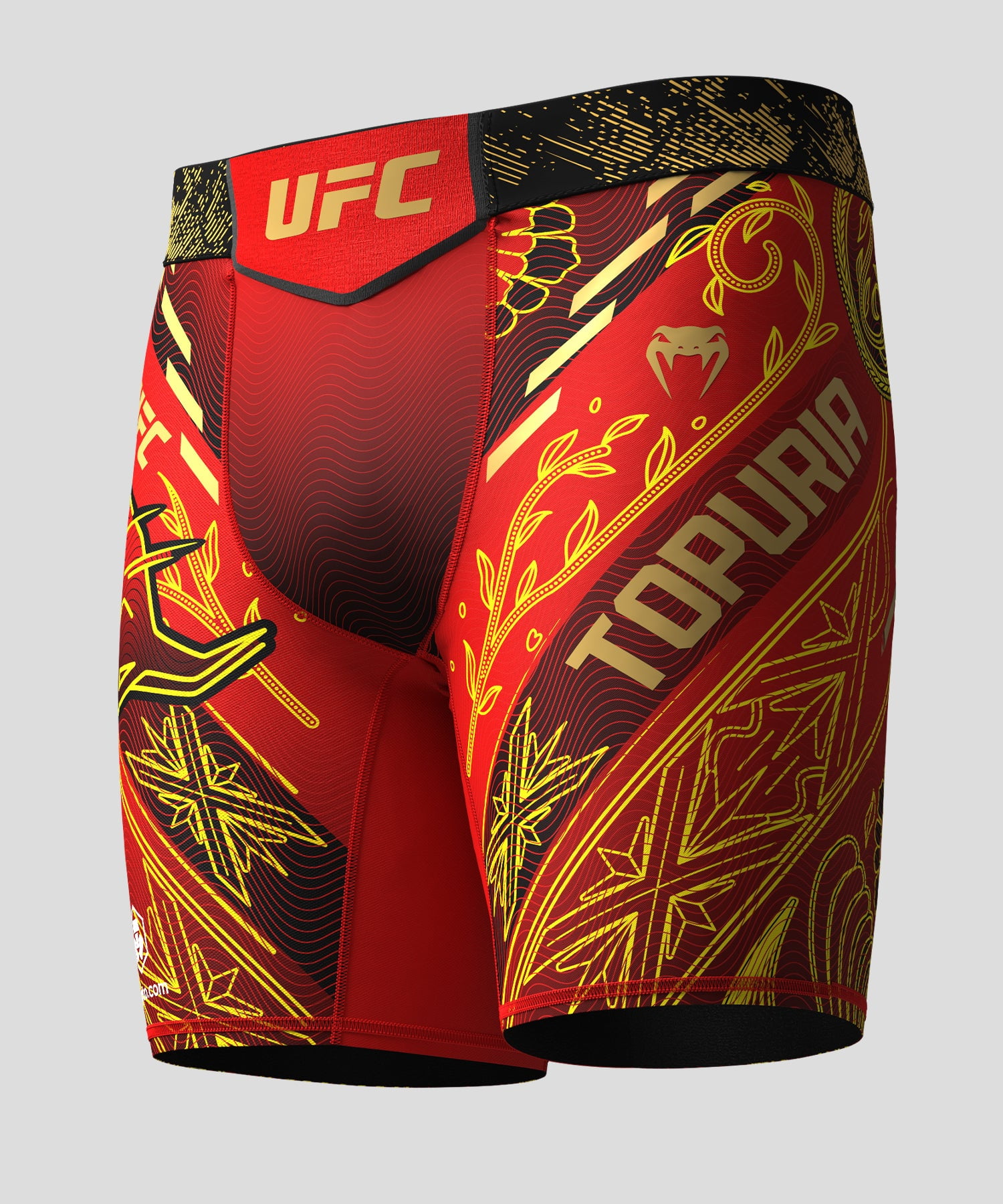 Men's UFC Unrivaled by Venum Red Ilia Topuria Vale Tudo Short - XX-Large
