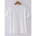 thumbnail image 3 of Chic Valentine's Day Heart & Animal Print T-Shirt for Women - Casual Short Sleeve, Crew Neck Top, Soft Polyester, Machine Washable Tee For Adult, Men, Women, Teen, Teenager, Adolescent, Youth, 3 of 7