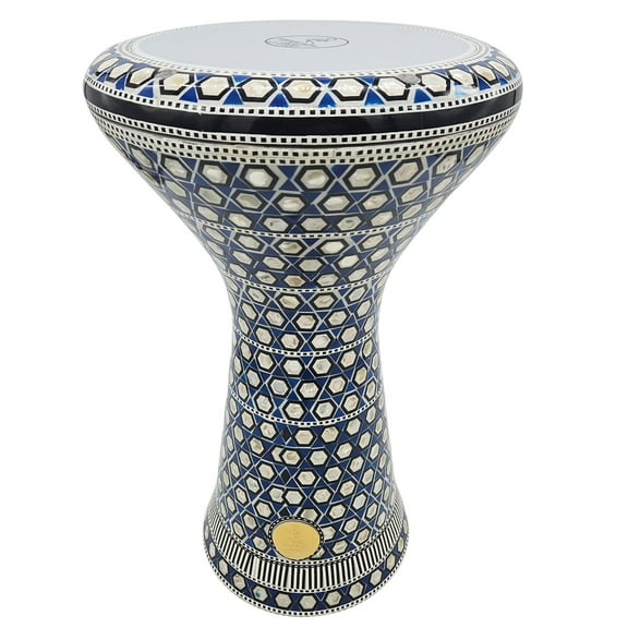 The 21'' Victoria Mother of Pearl Sombaty XL Gawharet El Fan Darbuka