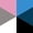 Blue/Gray/Rose, variant on Sugar Women's No-Show Socks, 10-Pack, Size 4-10