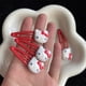 thumbnail image 2 of Kawaii Sanrio Hello Kitty BB Clip Kuromi My Melody niños y niñas, horquilla de gota de agua, Clip deslizante, accesorios para el cabello, regalos bonitos de moda, 2 of 4