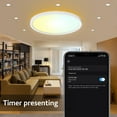 thumbnail image 4 of Labymos A C90-240V 24W LEDs RGB+CCT 12Inches Intelligent Ceiling Lighting with Controller Supported Wirelessly &, 4 of 8