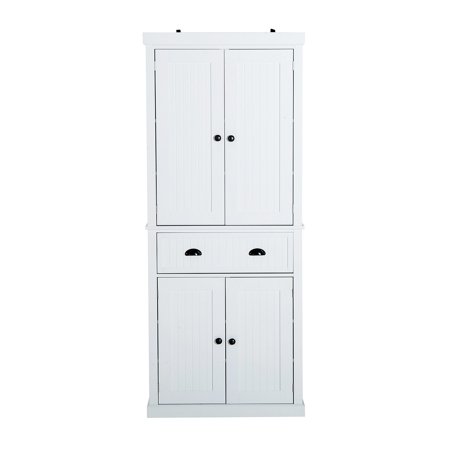 72inch Wood Kitchen Pantry Cabinet Tall Storage Cupboard Food