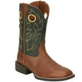thumbnail image 2 of Justin Boots Mens Bowline 11 Inch Square Toe Cowboy  Mid Calf Boots, 2 of 5