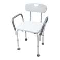 thumbnail image 2 of Silla de Ducha Plegable Super Confort Con Descansabrazos abatible Aluminio, 2 of 3