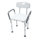 thumbnail image 2 of Silla de Ducha Plegable Super Confort Con Descansabrazos abatible Aluminio, 2 of 3