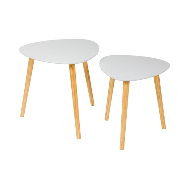 Triangle Natural Bamboo Coffee Table Set White Top 2 Piece 19 X 18 3 4 1 Count Box Com - 4 X 3 Coffee Table Triangle Natural Bamboo Coffee Table Set White Top 2 Piece 19 X 18 3 4 1 Count Box Com - 4 X 3 Coffee Table