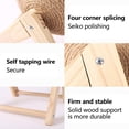 thumbnail image 4 of Juguete para gatos Wamans, juguete para rascar, bola para rascar de sisal natural, bola para rascar, juguete interactivo para mascotas de madera maciza, 4 of 7