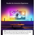 thumbnail image 3 of Govee T1 Pro RGBICWW TV Light Kit With Camera,1080p Color sense Camera, LED TV backlights, and 2 LED RGB light bars, Individual Control of LED Groups,Voice And APP Control,Home Theatre,55-65 Inch TVs, 3 of 7
