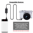 thumbnail image 5 of Andoer Adapter,M M2 M50 M100 M200 Battery USB M100 M200 Cameras M2 M50 Dummy Battery -E12 Converter Kit Coupler Cable USB Input Battery -E12 Battery M50 M100 ERYUE, 5 of 7
