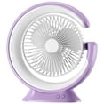 thumbnail image 1 of Ventilador Eléctrico Inalámbrico Lectura Cabecera Mesa LED 3 Engranajes Poco Ruido, 1 of 9