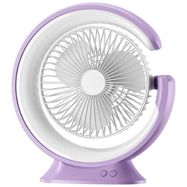 Ventilador Eléctrico Inalámbrico Lectura Cabecera Mesa LED 3 Engranajes Poco Ruido