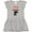 AC-Heather Grey, variant on Labrador Retriever Dog Black Lab Girls Baby Dress