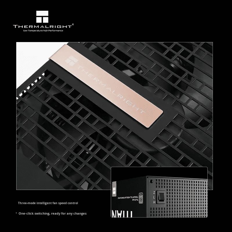 Thermalright Power Titanium Gold 1650W Tr-At1650 Atx3.1 Full Modular Desktop Computer Power Supply